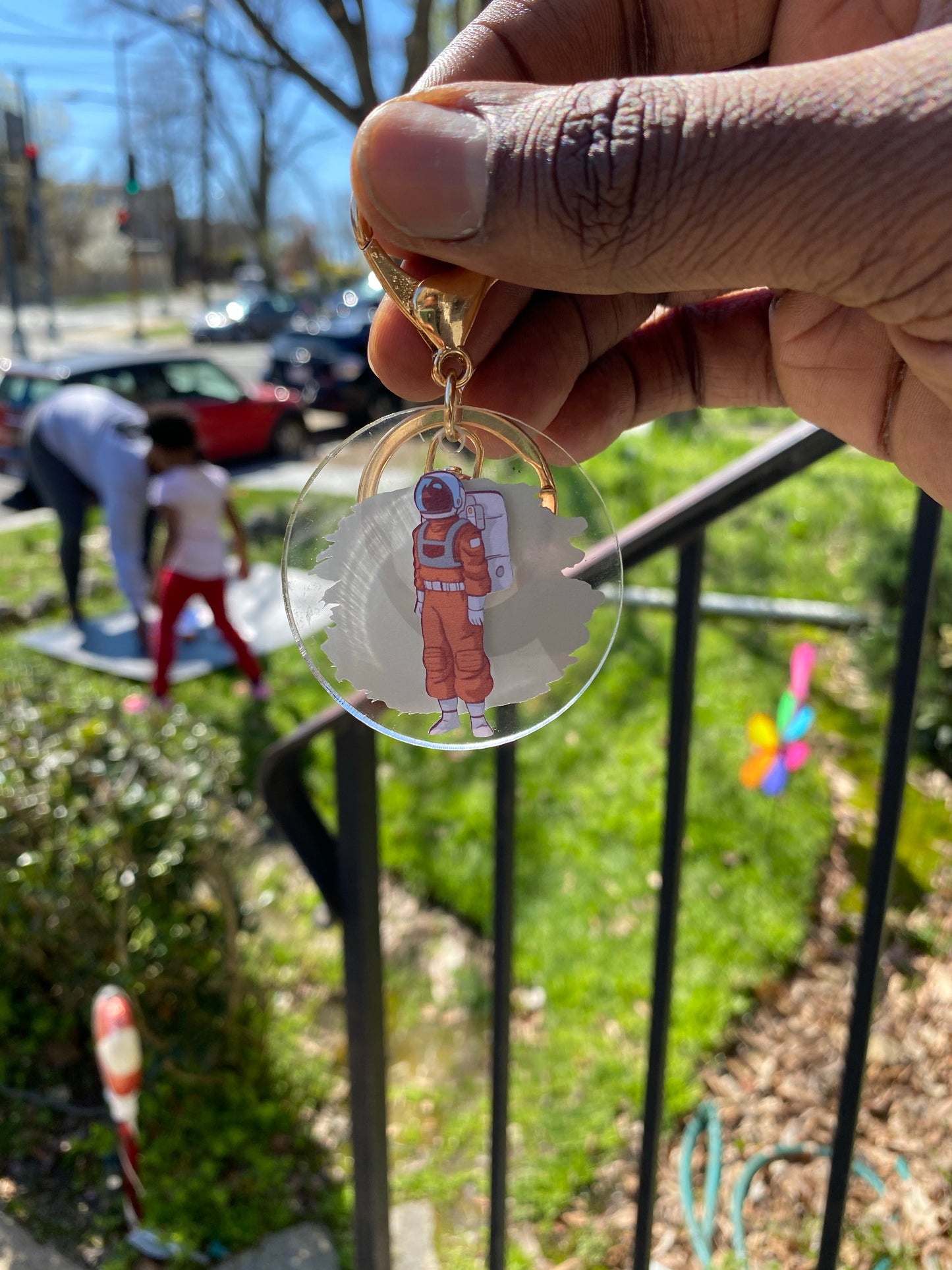 Silly Backpack Keychain